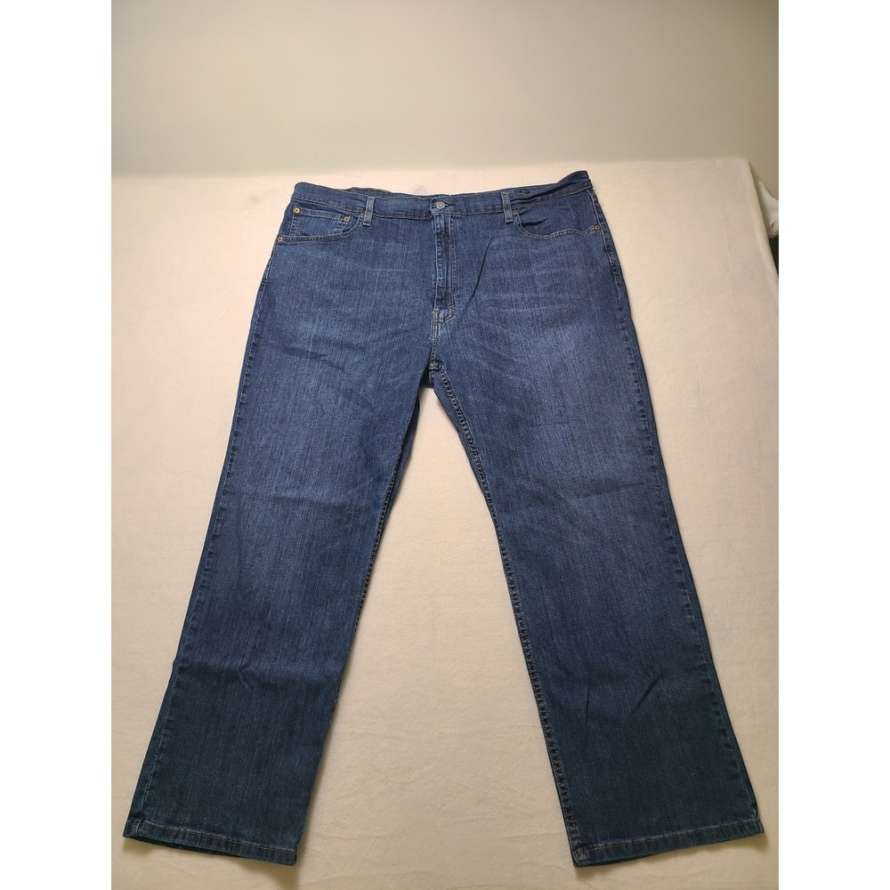 Levi's 559 44x30 559 Relaxed Straight Jeans Classic Casual Blue Denim Stretch